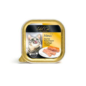 מעדן אדל קט פטה עוף לחתול 100 גרם Edel Cat