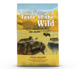 אוכל לכלבים ללא דגנים - טייסט אוף דה ווילד פריירי ביזון ואייל - 12.2 ק"ג