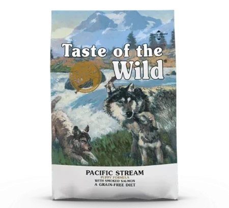 מזון לגורי כלבים ללא דגנים - טייסט אוף דה ווילד סלמון - 2 ק"ג