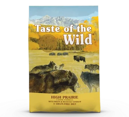 אוכל לכלבים ללא דגנים - טייסט אוף דה ווילד פריירי ביזון ואייל - 2 ק"ג