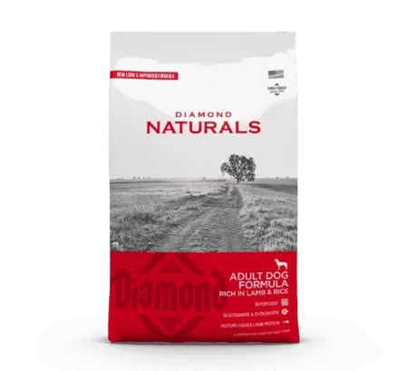דיימונד נטורלס לכלבים בוגרים - עשיר בטלה ואורז - 15 ק"ג