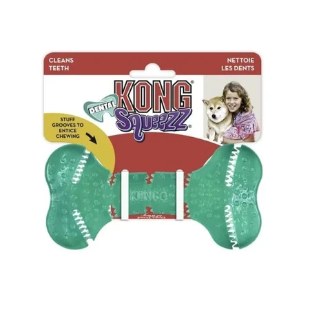 קונג עצם לעיסה לכלב עם מרקם ייחודי וגמיש מסייע לניקוי שיניים וחניכיים